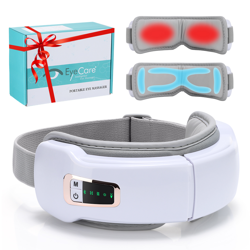 طوي العين ضغط الهواء مدلك وساد - مراجعة Light Therapy Glasses وسعره