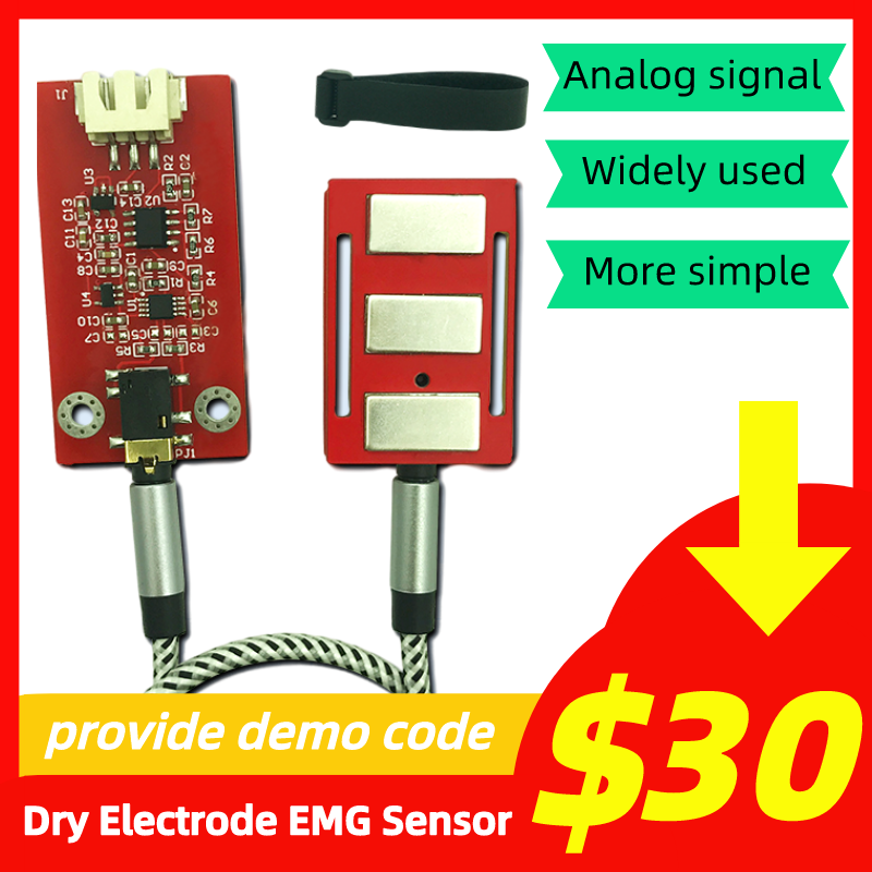 الجاف القطب EMG الاستشعار الكه - مراجعة Muscle Sensor Emg وسعره